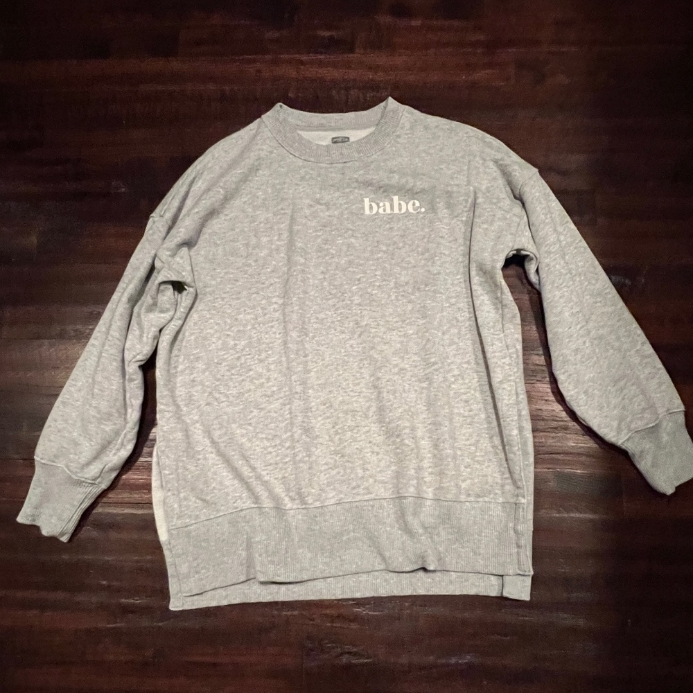 Never Worn Aerie Oversized Babe Sweatshirt XS